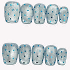 Sky Blue Polka Dot