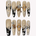 Black & Nude Crystal