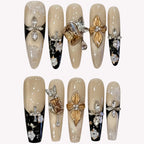 Black & Nude Crystal