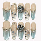 Icy Blue Leopard