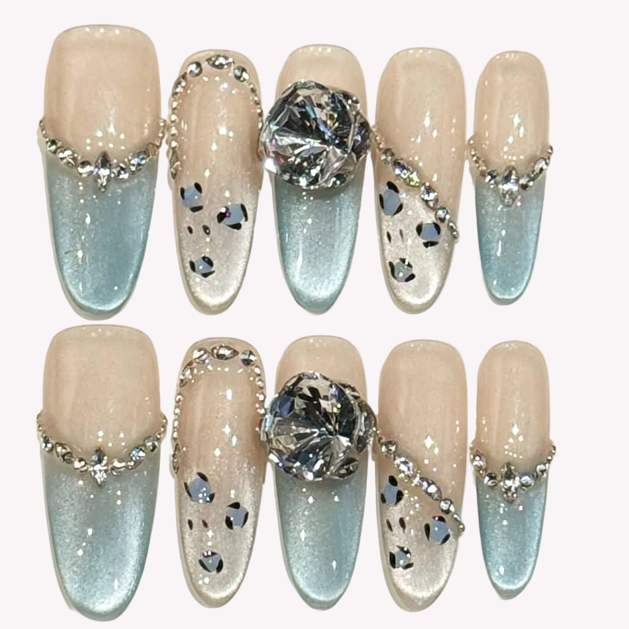 Icy Blue Leopard