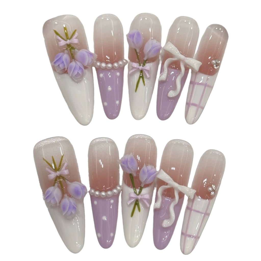 Lavender Tulip Whimsy
