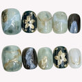 Ocean Blue Gold Flake Forest
