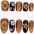 Caramel Amber Retro Autumn