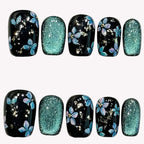 Midnight Teal Bloom