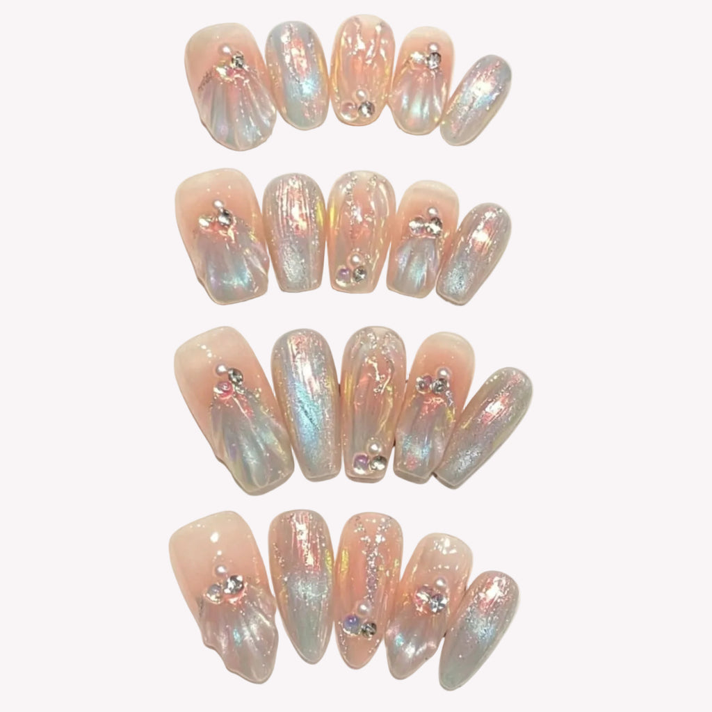 Peach Aurora Cat Eye