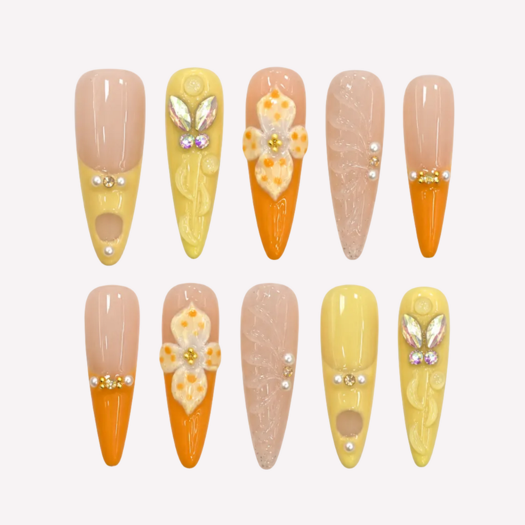 Orange-Yellow Gradient Butterfly