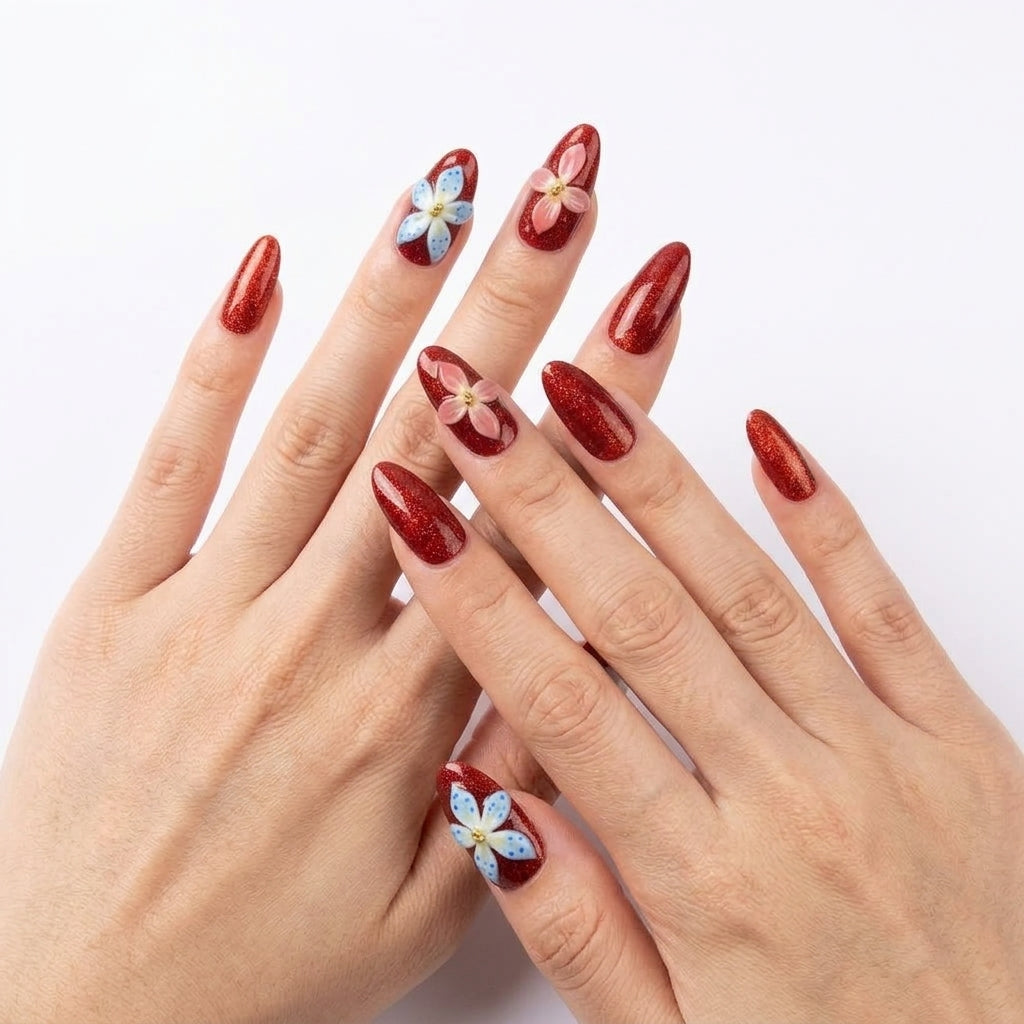 Crimson Floral
