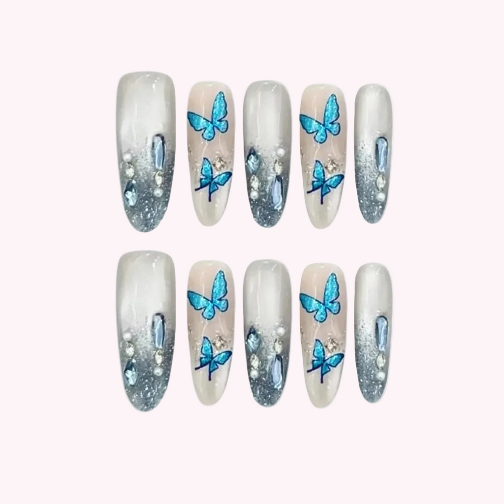 Ice Blue Butterfly Whisper