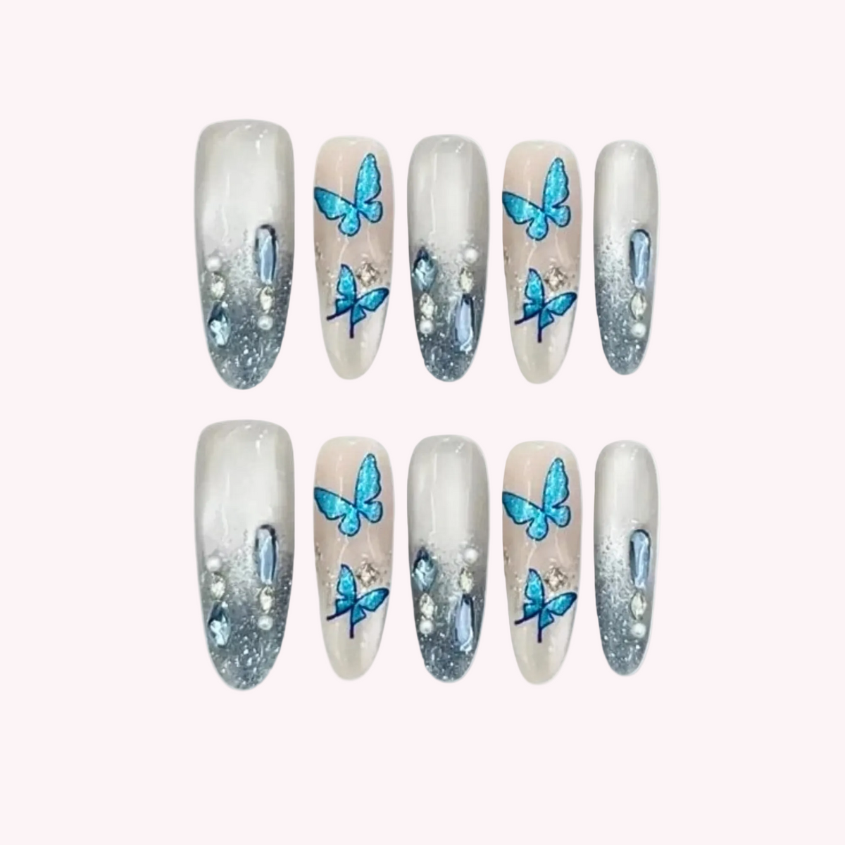 Ice Blue Butterfly Whisper