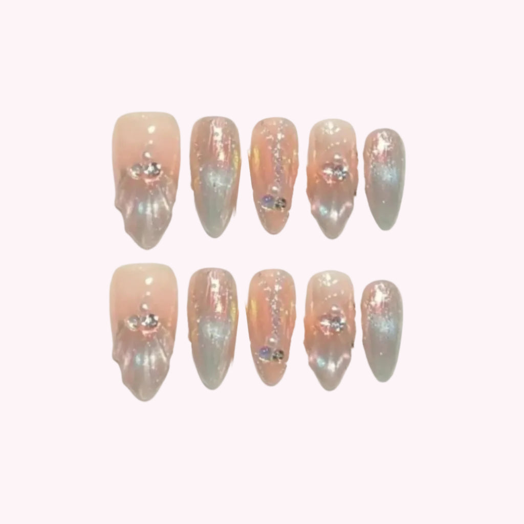 Peach Aurora Cat Eye