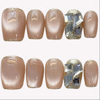 Nude Glitter Tip
