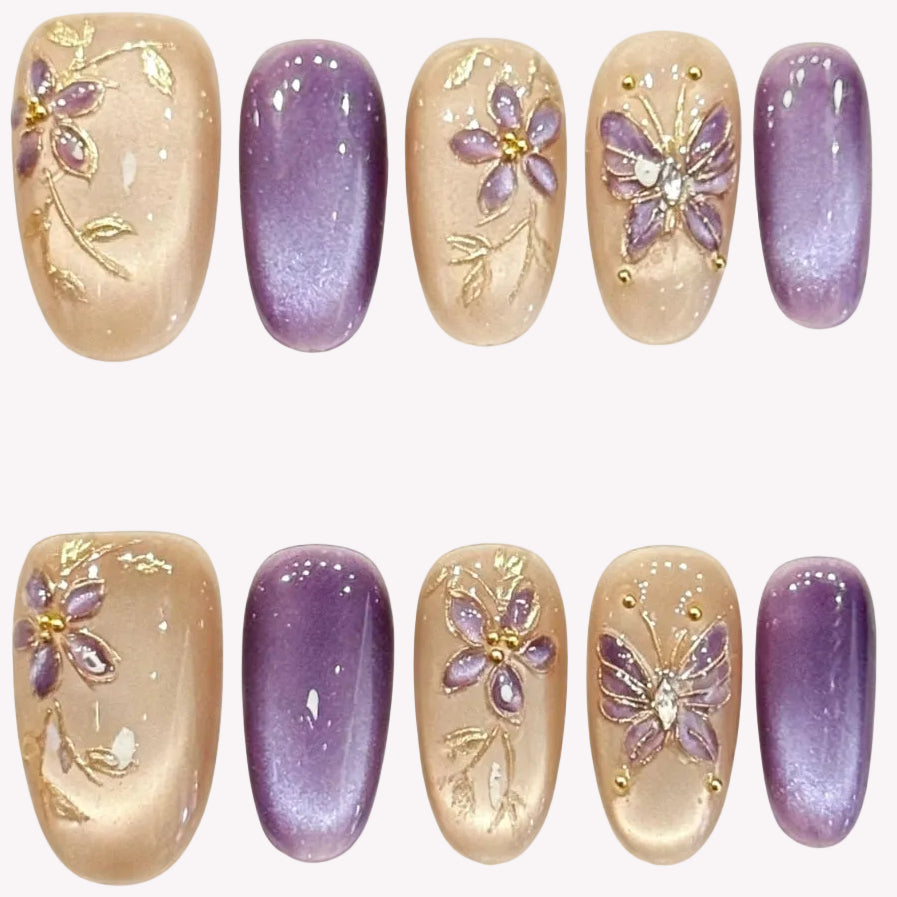 Purple Petal Whisper