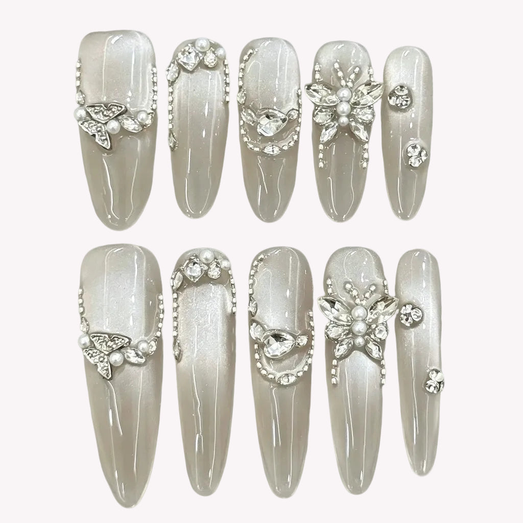 Pearl & Crystal Butterfly